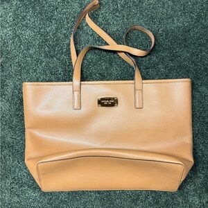 Michael Kors Camel Leather Tote